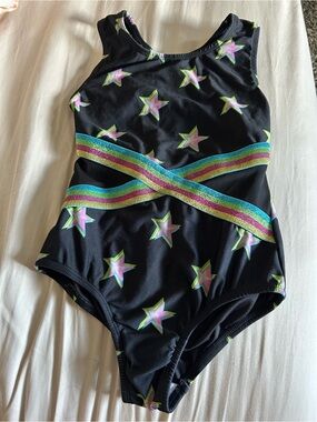 More than Magic leotard gymnastics ballet size medium 7-8